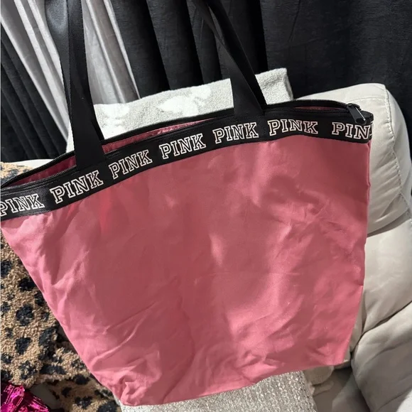 PINK Victoria's Secret Rose Tote Bag - Picture 4 of 4